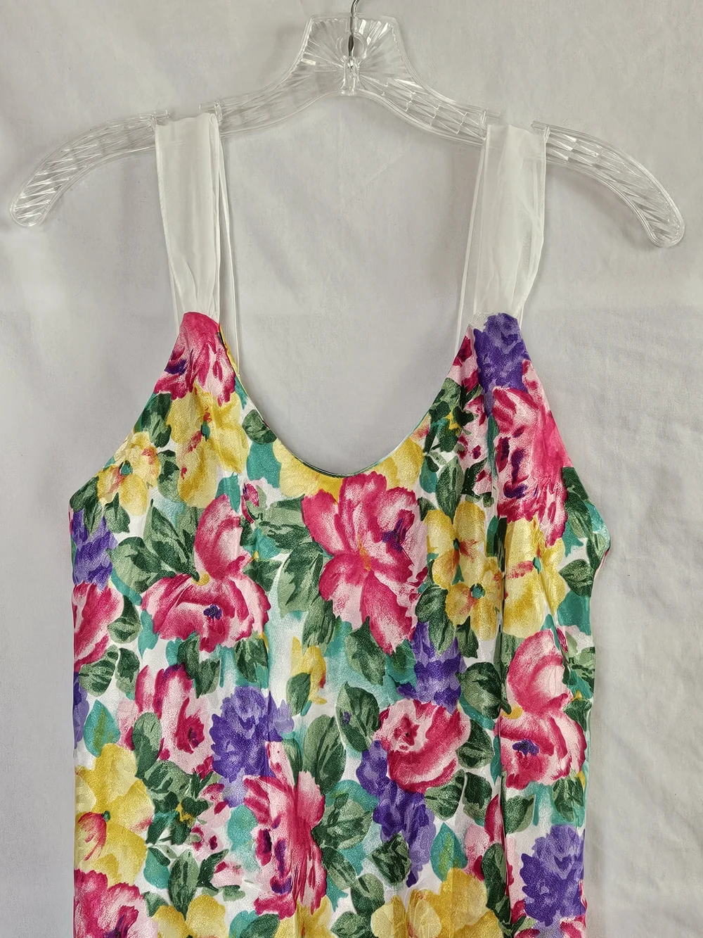Beaux Réves Chemise Slip Dress Womens Medium Floral NWT Vtg 80 Cottagecore